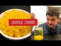 Molecular Gastronomy | Easy Orange Caviar Recipe | How to Make Vegan Caviar | Orange Pearls Recipe