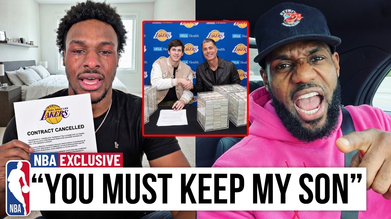 Bronny James Gets Cut After Austin Reaves' Extension - LeBron James Is Furious