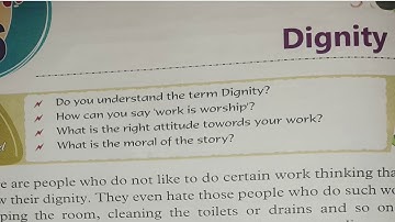 Dignity, Moral Value, Class 4th, Lesson 6 with Ms. Seema Sharma (B.Ed.)