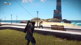 Just Cause 3 - 565m human catapult