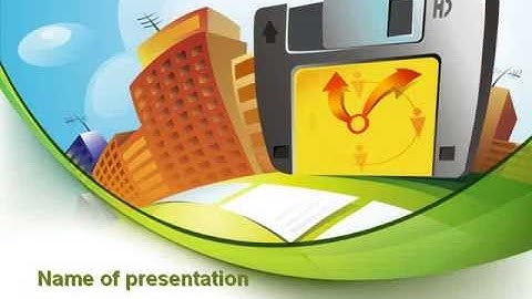 Free Computerizing Time Management PowerPoint Template by PoweredTemplate.com