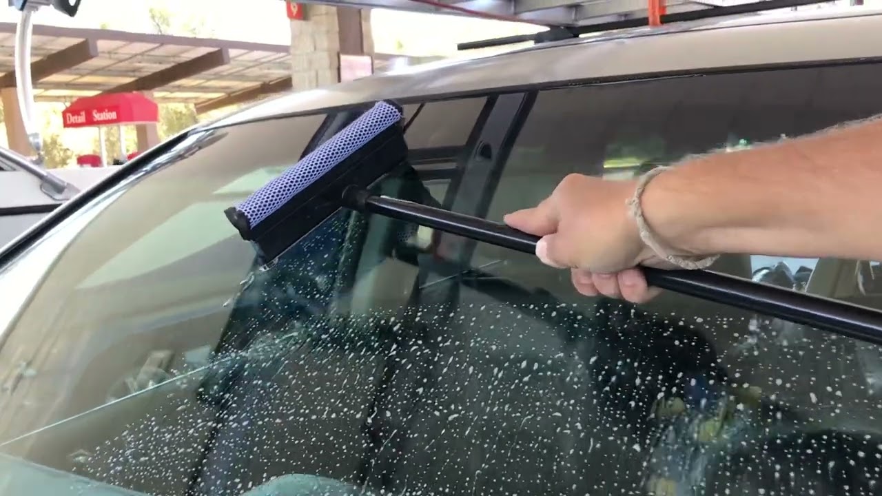 Try This fun window cleaning trick next time you have to get gas 