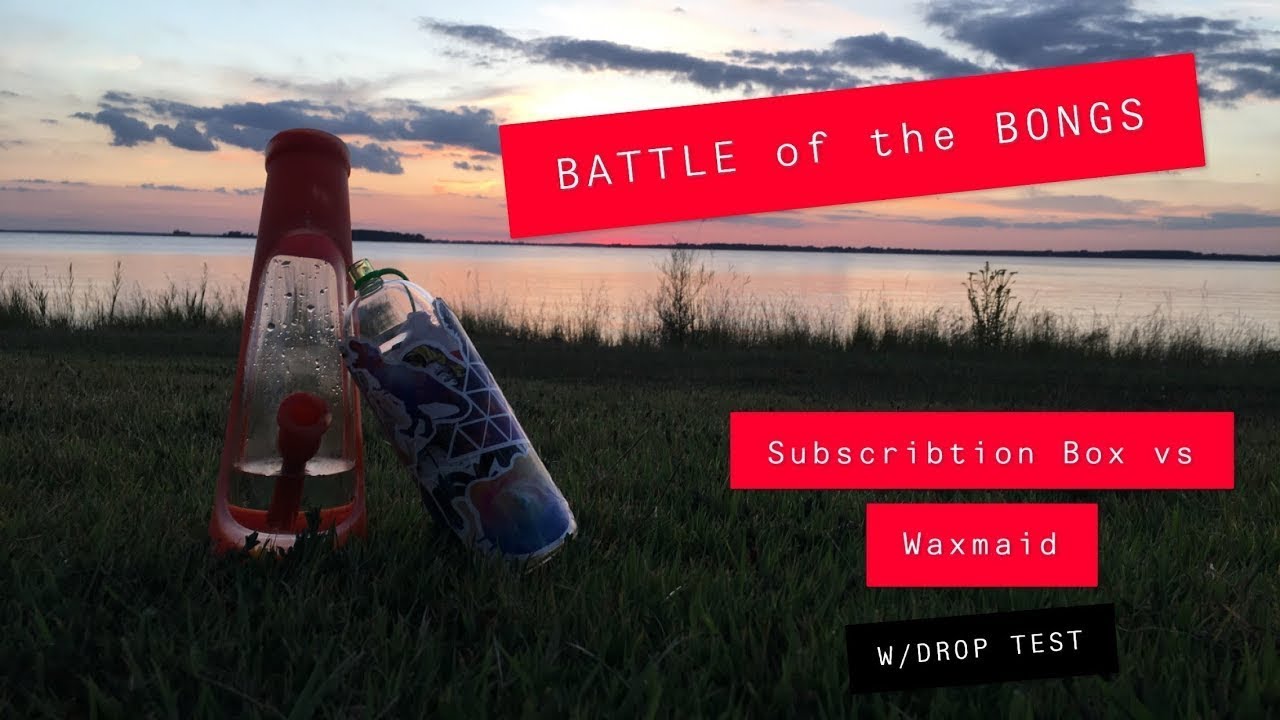 Waxmaid 8.5" Horn silicone glass water pipe smoking bubbler bong