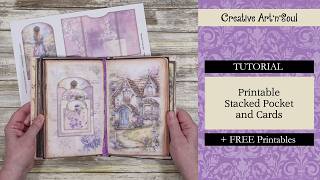 Junk Journal Project: DIY Stacked Pockets and Cards Set + Free Printables