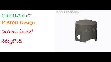 piston designing|creo||pro e||#mechanicalengineering #cadsoftware #3dmodeling #caddesign