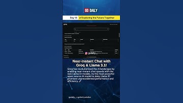 The Llama 3.1 models, developed with cutting-edge AI advancements #groq  #llama3 #ai #opensourceai