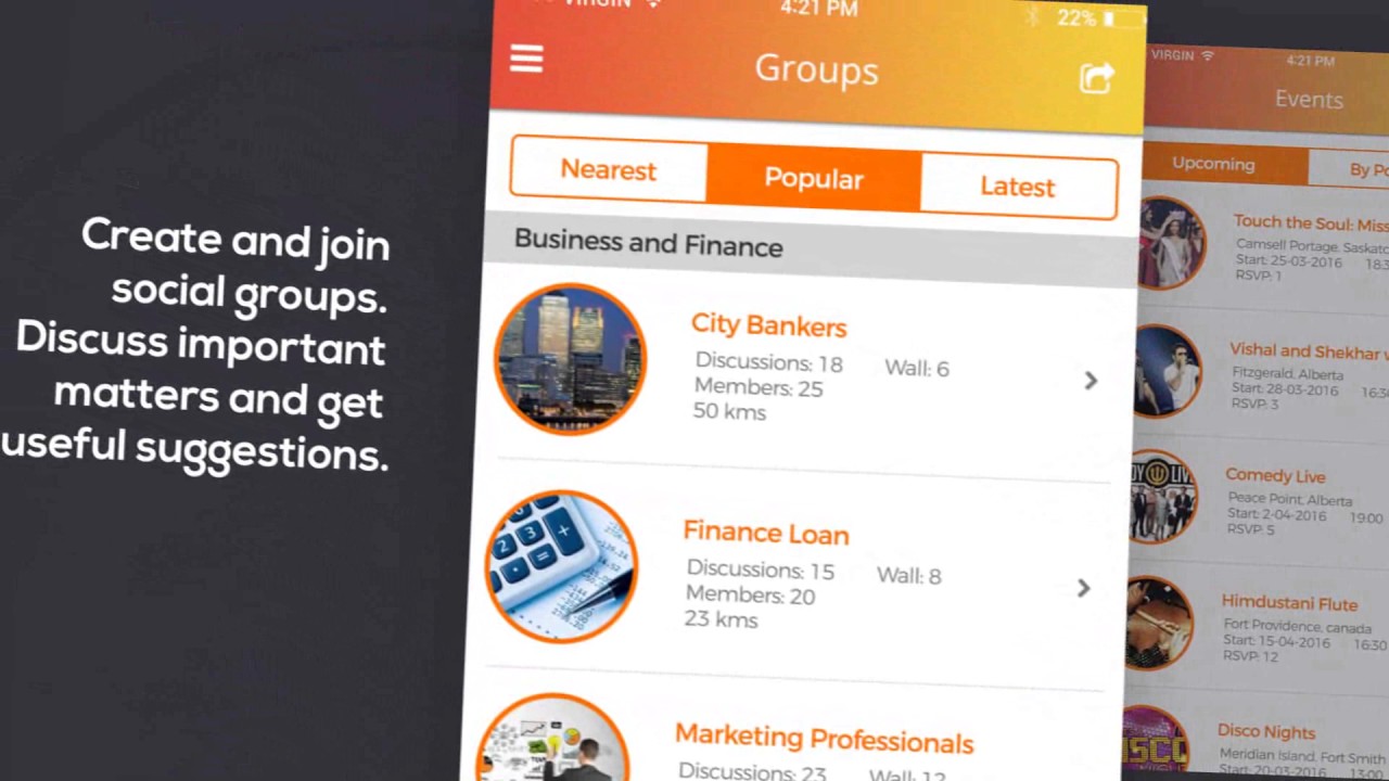 IndiansInCanada App - Live Chat Events Free Classifieds for Indians in Canada