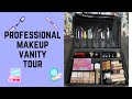 My professional makeup vanity tour | What’s in my professional makeup vanity | Highend brands