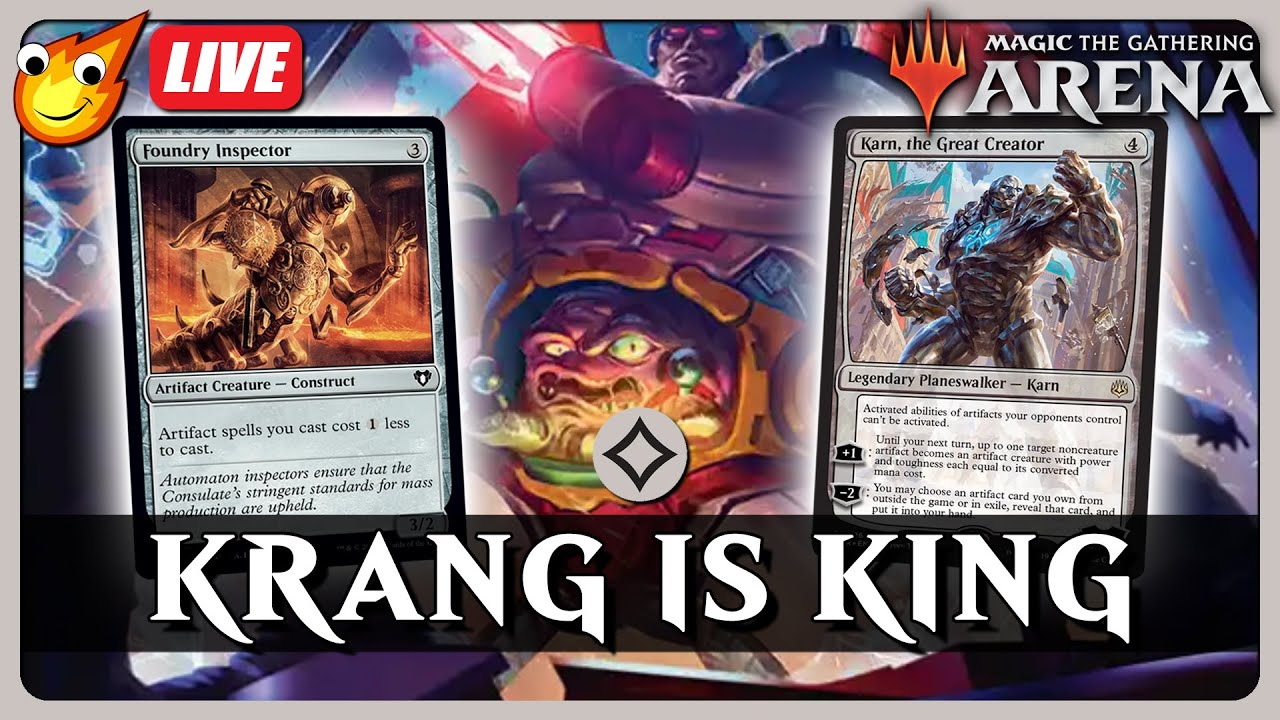 🔴 LIVE | Krang is King of  Colorless Ramp | 11 Rares | Budget Historic MTG Arena