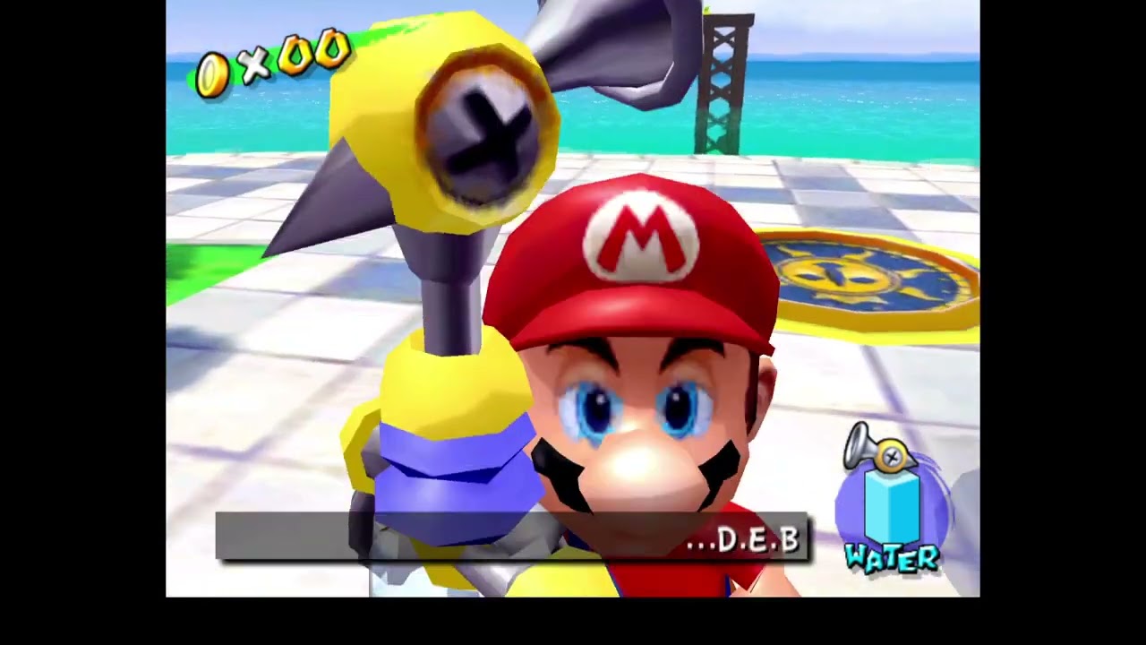 Super Mario Sunshine "Default Parameters" code