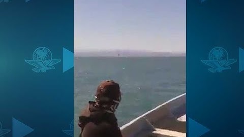Pescadores captan el momento en que auxilian a elementos del MI-17