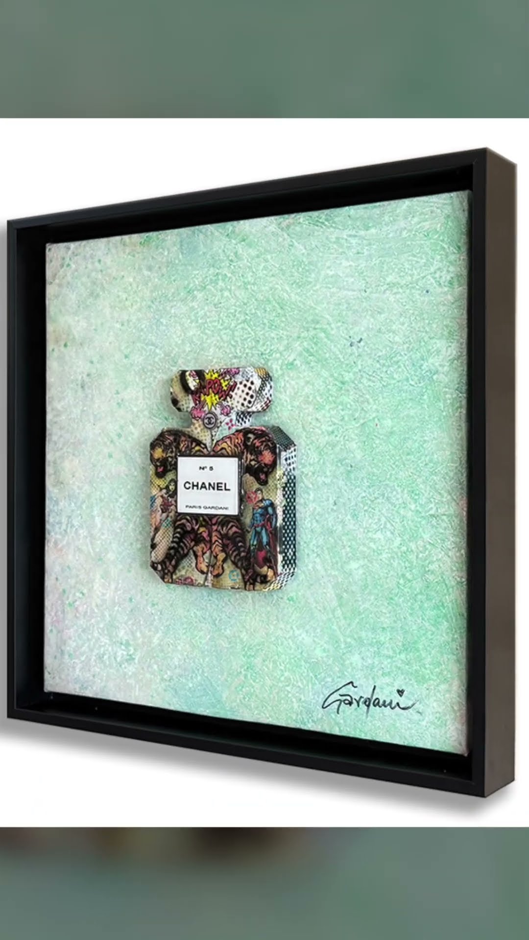 Luxury Art - Chanel N5 Open by Gardani -3D Wall Sculpture - YouTube