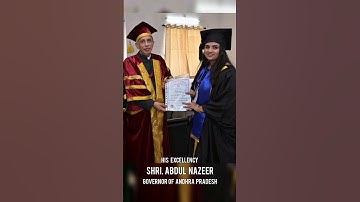 Convocation - Adikavi Nannaya University - AP Governor Abdul Nazeer - Sudha Murty