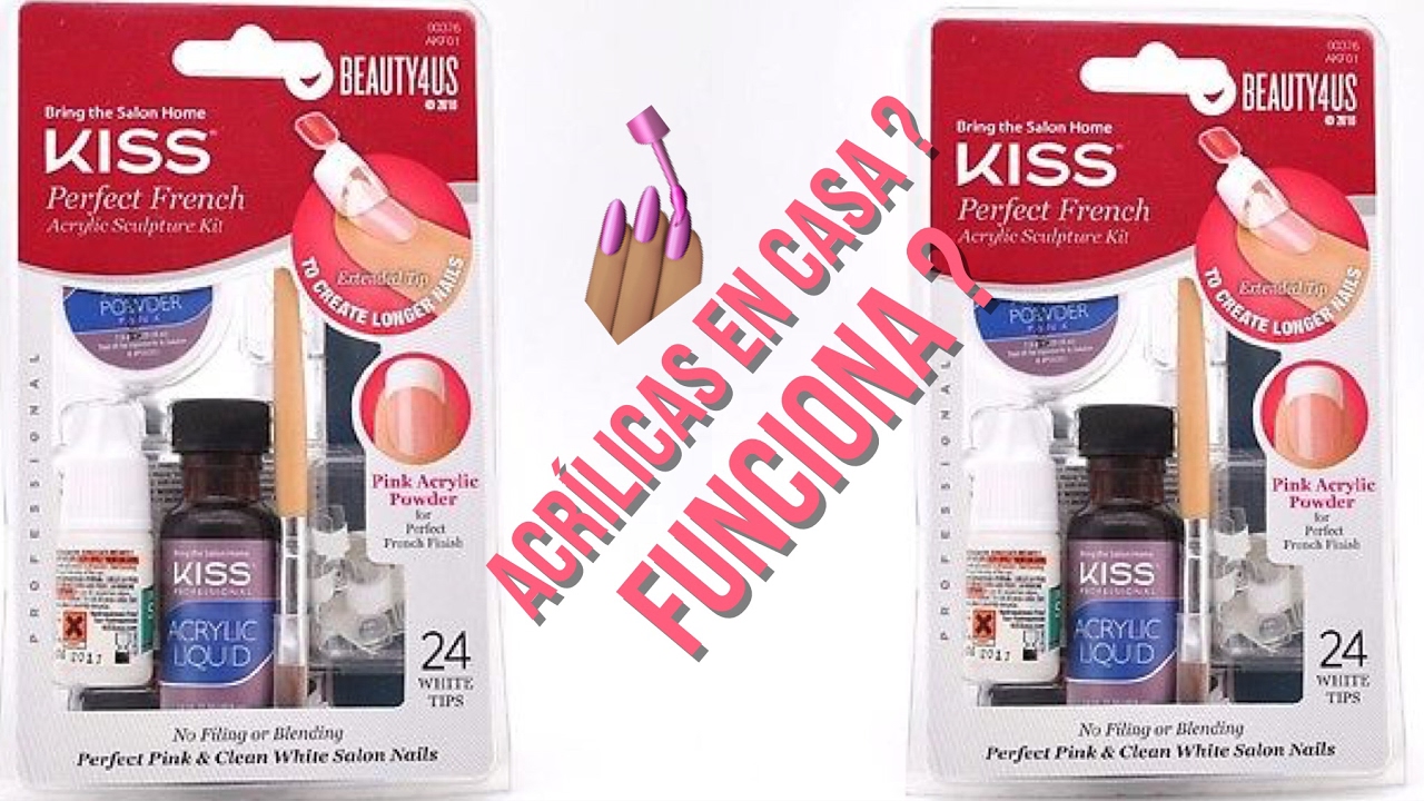 Uñas acrílicas en casa ? Kiss perfect french nails kit / funciona? - thptnganamst.edu.vn