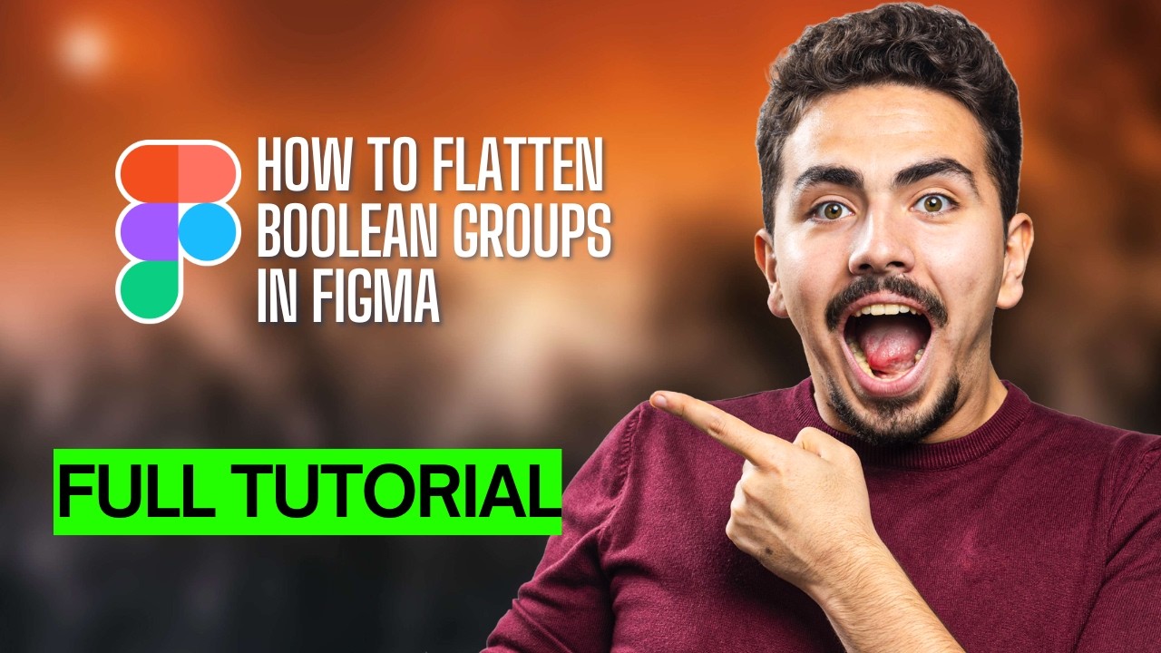 How to Flatten Boolean Groups in Figma [2026 Full Guide] - YouTube