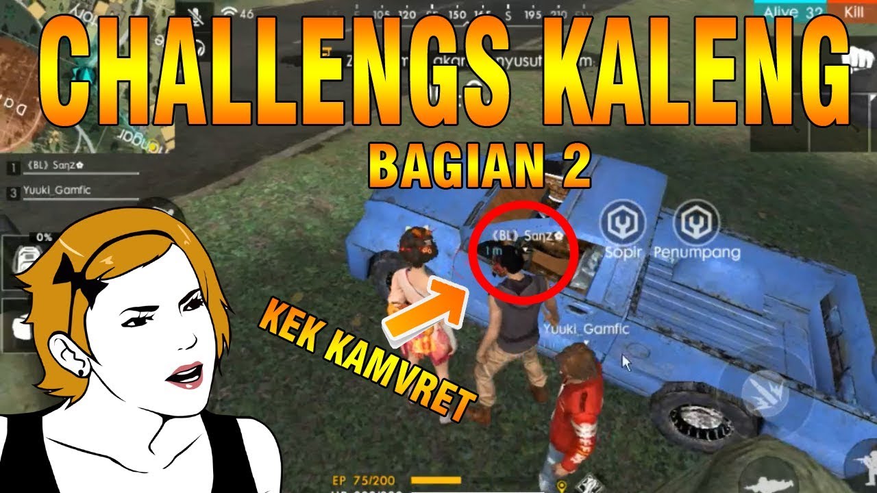 TIDAK BERFAEDAH Challengs Kaleng Free Fire Garena Indonesia