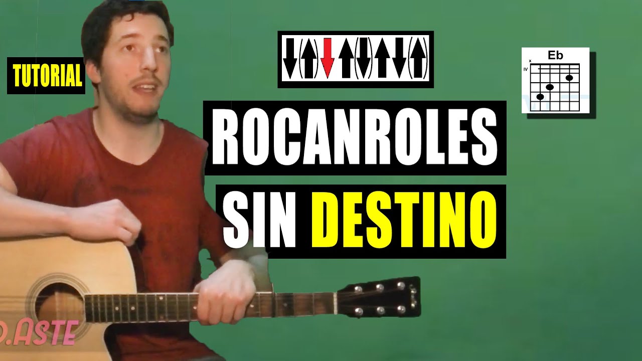 Rocanroles Sin Destino – Callejeros | Tutorial de guitarra acústica 🎸 Acordes y rasgueo