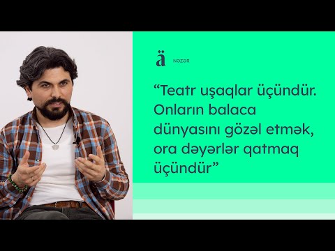 Məktəbəqədər təhsildə teatrın rolu | Elnur Paşa Rzayev
