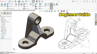 Beginner SolidWorks Tutorial | Sketch to Finished Part