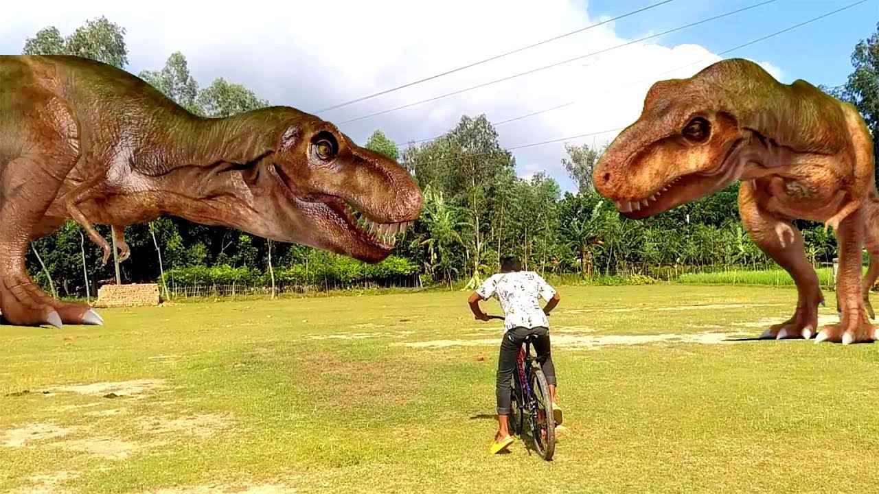 Jurassic World Dominions In Real Life Part - 6 | T Rex Chase | World Fan Movie | Mahfuz Fun Movie
