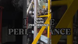 Taking Ship’s main engine performance.#mainengine #merchantnavy #marineengineering