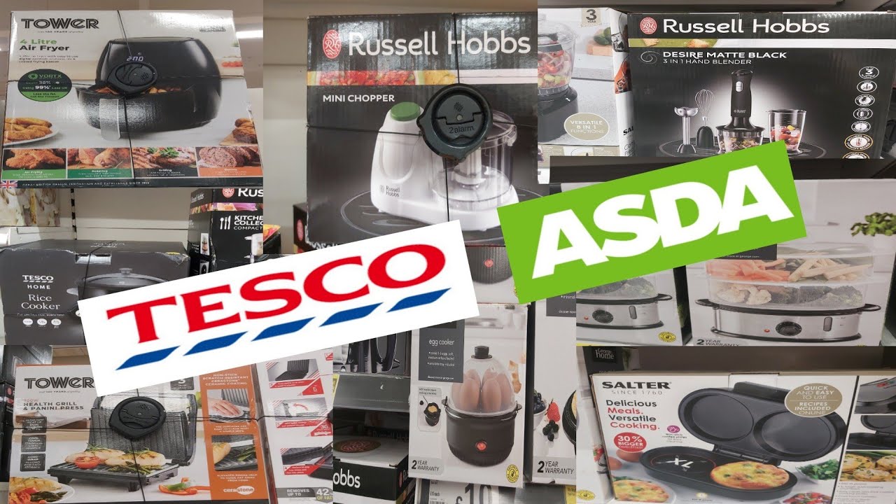 ASDA & TESCO KITCHEN TOOLS HAUL 2022 / KITCHEN APPLIANCES IN ASDA & TESCO UKFASHION ASDA 