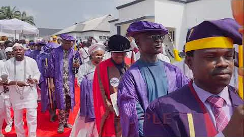 Watch The Grand Launching Of ojaja university Ile Ife Campus