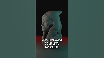 Ahsoka STAR WARS 3D Character SCULPTING in BLENDER