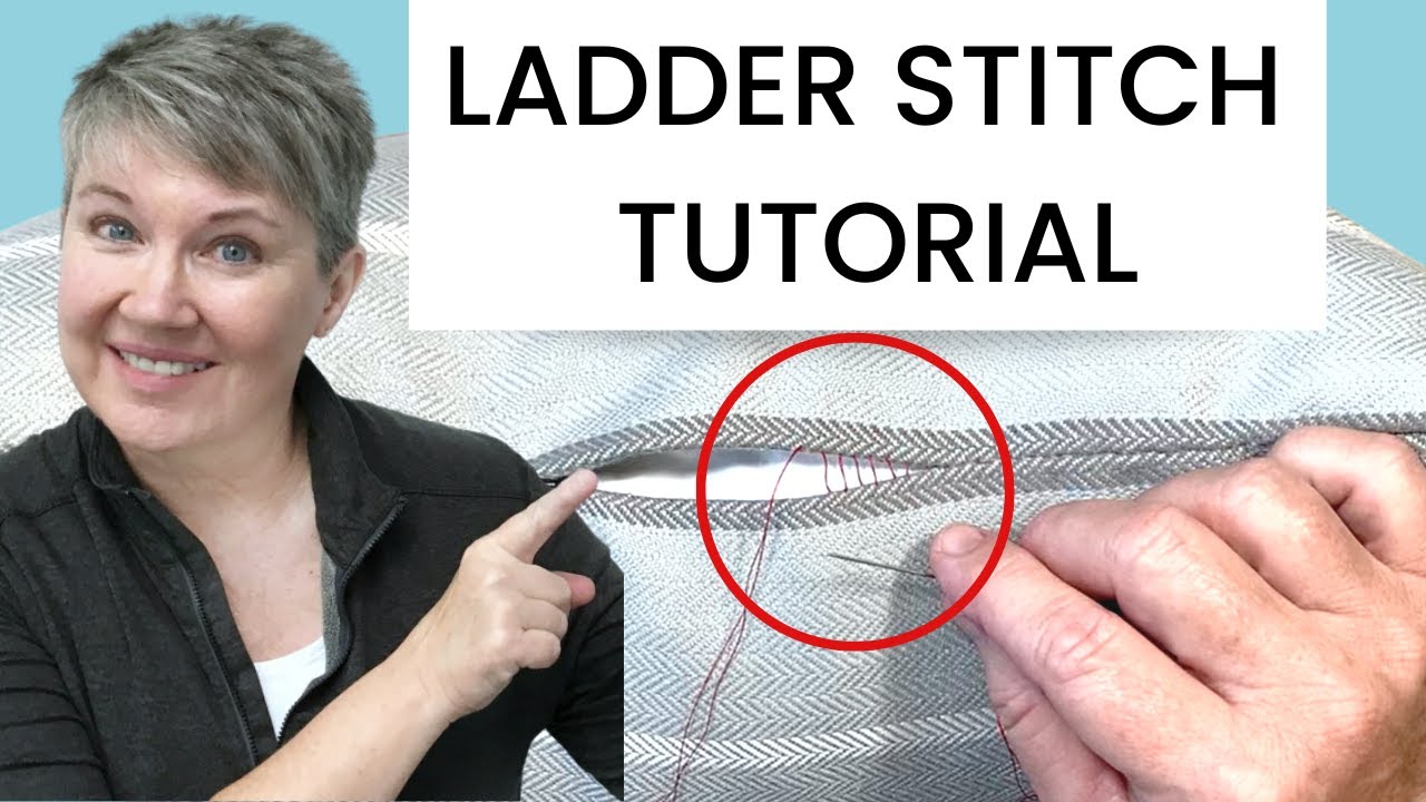 How To Do An Invisible Stitch (Ladder Stitch) by Hand