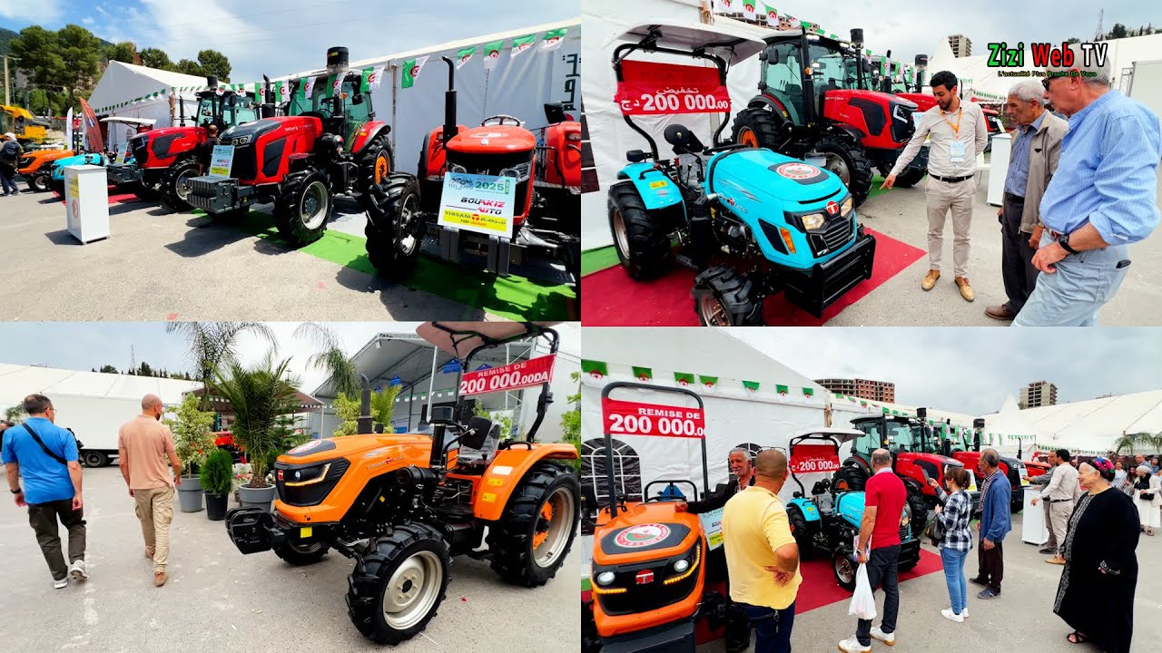 Présentation Inédite Des Tracteurs Tirsam Au Salon De l’Élevage à Tizi-Ouzou … Les Détails …