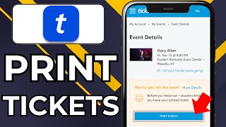 HOW TO PRINT TICKETS ON TICKETMASTER (2026)