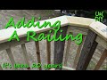 Adding a railing to a deck  - DIY Tutorial