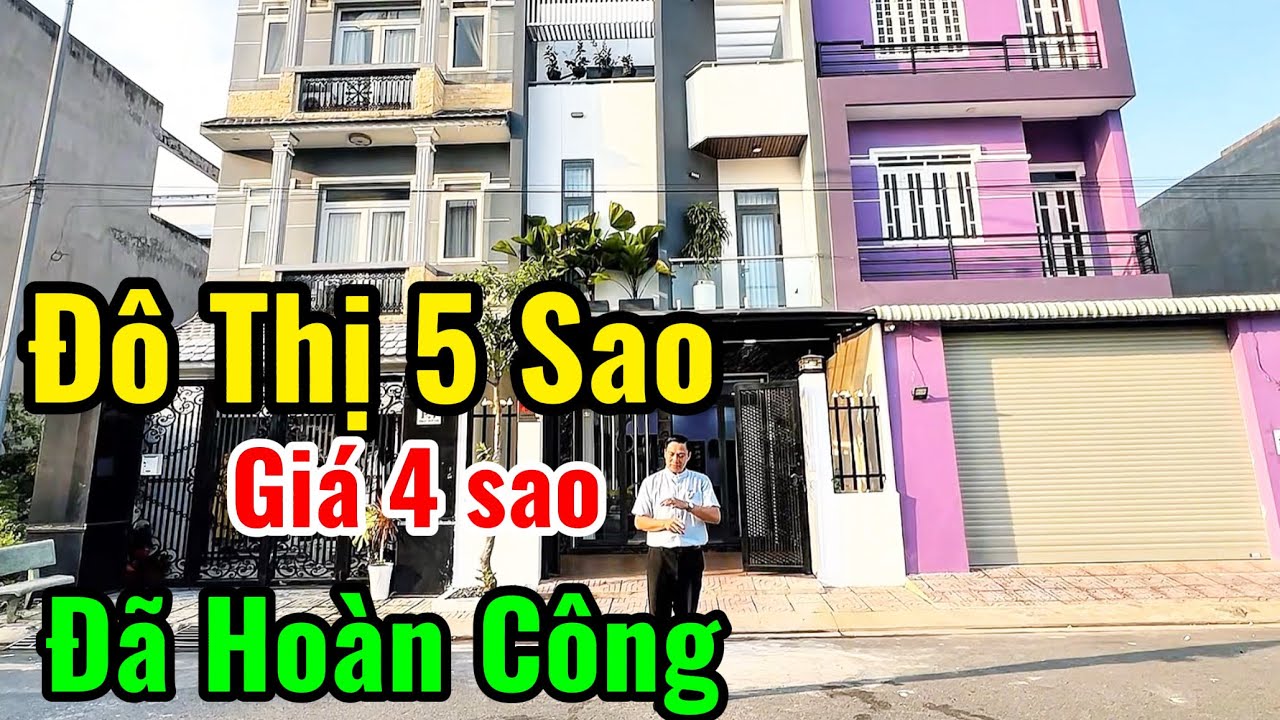 👉Nhà phố khu đô thị 5 sao| 5,5x19m đã hoàn công, phước lý giám chợ Bình Chánh, đường Đinh Đức Thiện