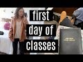 college day in my life: first day of classes