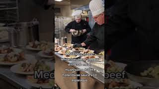Culinary students prepare a 4-course meal #shorts