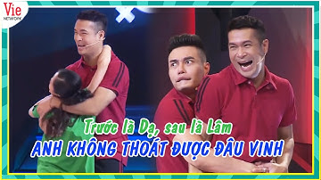 Trương Thế Vinh cười khổ khi bị Dương Lâm và Vỹ Dạ thi nhau ÔM ẤP, giả vờ té để được ôm anh