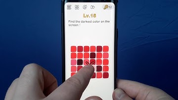 Brain Out Find the darkest color on the screen