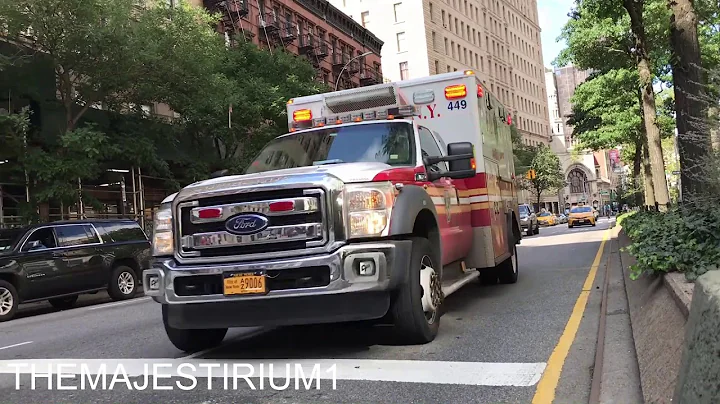 COMPILATION OF NEW YORK CITY EMS AMBULANCES RESPONDING IN THE 5 BOROUGHS OF NEW YORK CITY.  63