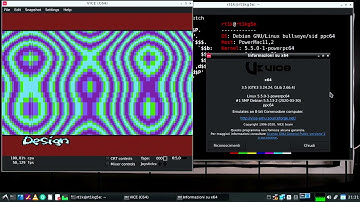 VICE 3.5 GTK3 - Versatile Commodore 8bit Emulator on PowerPC 64bit - Debian sid