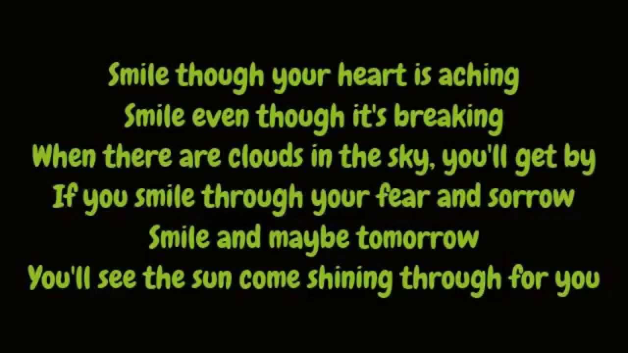 Nat King Cole Smile Lyrics Hd Youtube