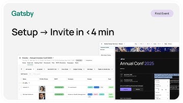 Create Your First Gatsby Event in 4 Minutes