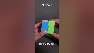 Rubiks cube 2x2 Zic Zac Easy pattern