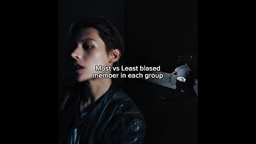 Most vs Least biased member in each group #kpop #kpopshorts #kpopgroup #kpopcover #kpopfypp