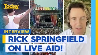 Rick Springfield reflects on 40 years of Live Aid | Today Show Australia