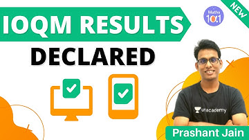IOQM Results Declared | IOQM | Maths101 | Prashant Jain