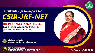 Last Minute Tips to Prepare For CSIR-JRF-NET