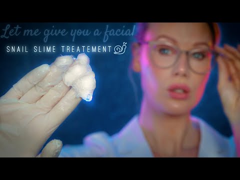 ASMR | DERMATOLOGIST ROLE PLAY |  Snail Facial | Close-up Spa Treatement | Isabel imagination