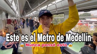 Mexicano entra por primera vez al Metro de Medellín Colombia 😱😱 NUNCA PENSÉ QUE FUERA ASÍ !!