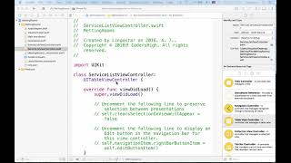 [iOS Swift입문] Session6 5 Navigation구현2 뷰컨트롤러준비