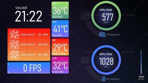 Aida64 Sensor Panel - Smart Home 800x480px (updated version) by Exhumed